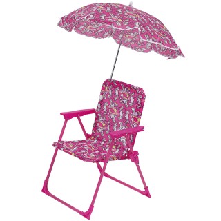 Galileo Καρεκλάκι παιδικό με μπράτσα και ομπρέλα, κατασκευή από ανθ...