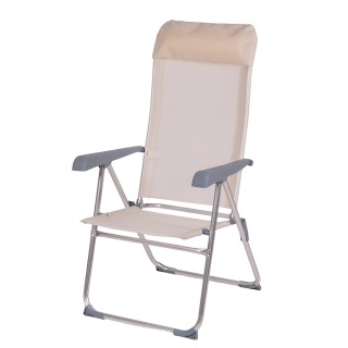 Galileo Πτυσσόμενη καρέκλα χαλάρωσης από αλουμίνιο και πολυεστέρα 2...
