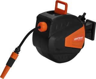 Kraft&Dele Αυτόματη Ανέμη με Λάστιχο Ποτίσματος 10m + 1m  (5/16) KD...