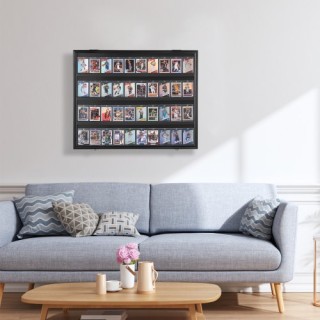 VEVOR  Θήκη Εμφάνισης 36 Αθλητικών Καρτών με UV Προστασία και Κλείδ...