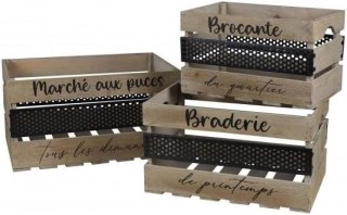 Σετ Ξύλινα Διακοσμητικά Τελάρα με Μεταλλική Λεπτομέρεια 3 τμχ. Urba... Σετ Ξύλινα Διακοσμητικά Τελάρα με Μεταλλική Λεπτομέρεια 3 τμχ. Urba...