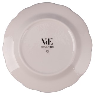 Villa DEste  Σετ πιάτων 18 τεμαχίων πορσελάνης για 6 άτομα με λουλο...