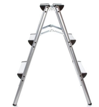 Αλουμινένια σκάλα 3 Σκαλοπατιών Διπλής Όψης 150kg M85591 MAR-POL