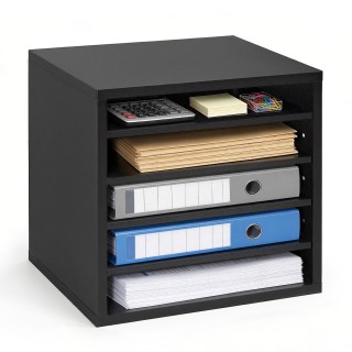 VEVOR Ξύλινος Οργανωτής Εγγράφων Γραφείου με 5 Θήκες και Ρυθμιζόμεν...