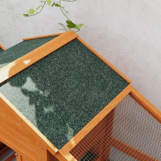 PawHut  Κοτέτσι Κήπου για 1-2 Κότες με Χώρο για Επώαση, Σπιτάκι και...