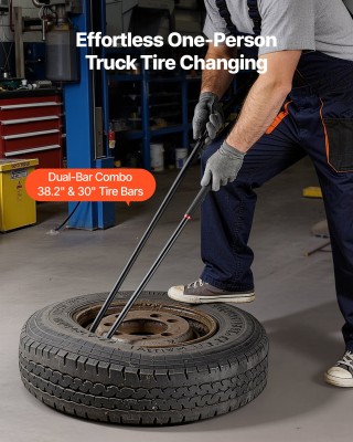 VEVOR Μοχλοί Τοποθέτησης και Αφαίρεσης Ελαστικών 2 Τεμαχίων 970 mm ...