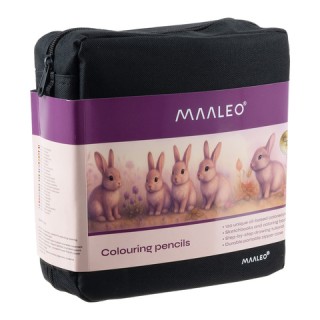 Maaleo Σετ Εικαστικών με Ξυλομπογιές 120 Χρώματα  Βιβλίο Ζωγραφικής...