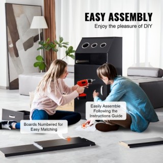 Ντουλάπι Αποθήκευσης Σαλονιού VEVOR, Σταθμός Κομμωτηρίου με Θήκες γ...