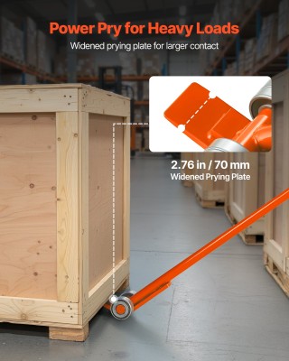 VEVOR Πρίλεβερ Μπάρα, Ανυψωτική Ικανότητα 4990 kg, Λαβή 1.7m από Αν...