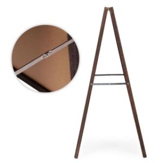 MODERNHOME Διπλής όψης διαφημιστικό σταντ με μαυροπίνακα 83x50 εκ. ...