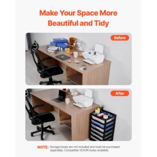 VEVOR Καρότσι Αποθήκευσης 6 Επιπέδων με Οργανωτή Μαύρο JTZCCHTZ6CJT... VEVOR Καρότσι Αποθήκευσης 6 Επιπέδων με Οργανωτή Μαύρο JTZCCHTZ6CJT...