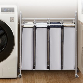 Καρότσι Διαλογής Ρούχων VEVOR με 4 Αποσπώμενες Τσάντες και Ρόδες X... Καρότσι Διαλογής Ρούχων VEVOR με 4 Αποσπώμενες Τσάντες και Ρόδες X...