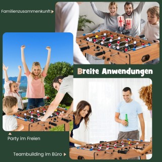 Costway Επιτραπέζιο Ποδοσφαιράκι με Ανθεκτική Λαβή 33 x 36 x 109 cm... Costway Επιτραπέζιο Ποδοσφαιράκι με Ανθεκτική Λαβή 33 x 36 x 109 cm...