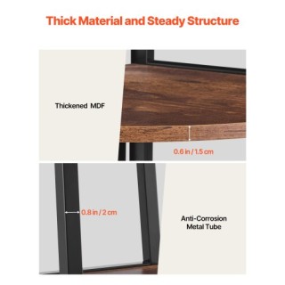 VEVOR Πενταώροφη Γωνιακή Ραφιέρα 43x43x178 εκ για Βιβλία και Φυτά Z... VEVOR Πενταώροφη Γωνιακή Ραφιέρα 43x43x178 εκ για Βιβλία και Φυτά Z...