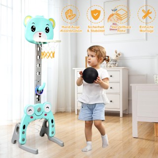 Costway Σετ Μπάσκετ 3 σε 1 Ρυθμιζόμενο Ύψος Μπασκέτα, Ποδοσφαιρικό... Costway Σετ Μπάσκετ 3 σε 1 Ρυθμιζόμενο Ύψος Μπασκέτα, Ποδοσφαιρικό...