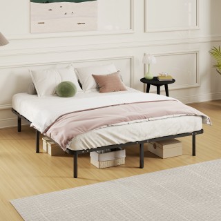 HOMCOM Βιομηχανικό Διπλό Κρεβάτι με 28 Τάβλες και Αποθηκευτικό Χώρο... HOMCOM Βιομηχανικό Διπλό Κρεβάτι με 28 Τάβλες και Αποθηκευτικό Χώρο...