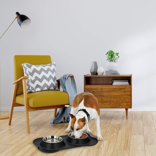 BAKAJI Αντιολισθητικά Πλαστικά Μπολ για Κατοικίδια με Αντιστάμωμα κ... BAKAJI Αντιολισθητικά Πλαστικά Μπολ για Κατοικίδια με Αντιστάμωμα κ...