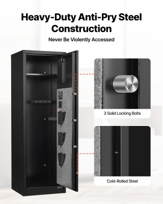 VEVOR Χρηματοκιβώτιο Όπλων 8-10 Θέσεων για Καραμπίνες και Πιστόλια,... VEVOR Χρηματοκιβώτιο Όπλων 8-10 Θέσεων για Καραμπίνες και Πιστόλια,...