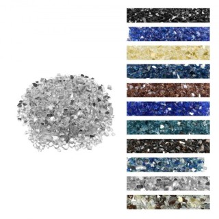 VEVOR Διακοσμητικοί Γυάλινοι Λίθοι 1/2-Inch για Τζάκι FHBLFGSGHBL1P...