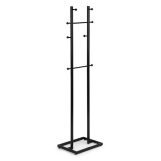 Καλόγερος Μεταλλικός με 8 Γάντζους, Υψος 175 cm , Χρώματος Μαύρο MO...