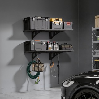 VEVOR Δίφυλλη Ανθεκτική Μεταλλική Ραφιέρα Τοίχου για Γκαράζ, 610 x ... VEVOR Δίφυλλη Ανθεκτική Μεταλλική Ραφιέρα Τοίχου για Γκαράζ, 610 x ...