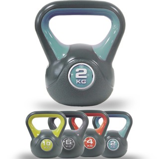 UMBRO Δύο Κιλών Σιδερένιο Kettlebell Άσκησης Fitness με Εργονομική ...