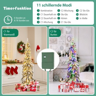 Costway Μαγικό Χριστουγεννιάτικο Δέντρο 120 εκ. με 225 Κλαδιά και ... Costway Μαγικό Χριστουγεννιάτικο Δέντρο 120 εκ. με 225 Κλαδιά και ...