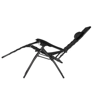BAKAJI  Καρέκλα Κήπου Πολυθρόνα Χαλάρωσης Πτυσσόμενη Μηδενικής Βαρύ...