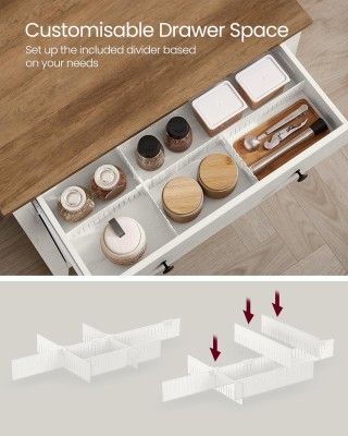 VASAGLE Ντουλάπι Εισόδου με Ρυθμιζόμενο Ράφι και Συρτάρι, 40 x 80 x... VASAGLE Ντουλάπι Εισόδου με Ρυθμιζόμενο Ράφι και Συρτάρι, 40 x 80 x...