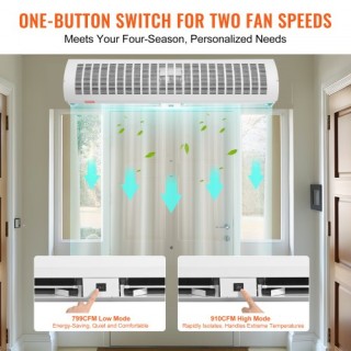 VEVOR 1.2m Επαγγελματική Αεροκουρτίνα Εσωτερικού Χώρου, 2 Ταχύτητες... VEVOR 1.2m Επαγγελματική Αεροκουρτίνα Εσωτερικού Χώρου, 2 Ταχύτητες...