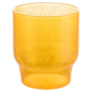 Villa DEste Σετ 6τμχ 325 ml με πορτοκαλί φυσαλίδες από πλαστικό MS... Villa DEste Σετ 6τμχ 325 ml με πορτοκαλί φυσαλίδες από πλαστικό MS...