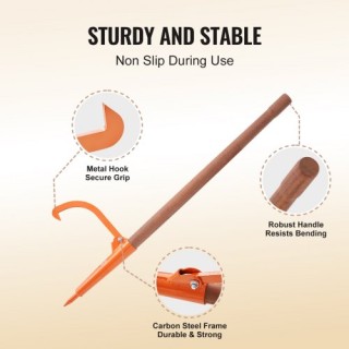 VEVOR Περιστρεφόμενος Ανυψωτήρας Κορμών Peavey 46.5 με Ξύλινη Λαβή... VEVOR Περιστρεφόμενος Ανυψωτήρας Κορμών Peavey 46.5 με Ξύλινη Λαβή...