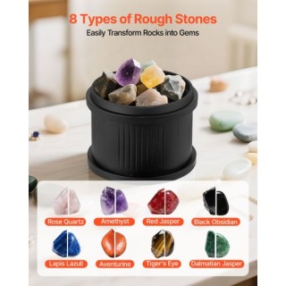 VEVOR Κιτ Λείανσης Πετρωμάτων με 4 Ταχύτητες και Χρονόμετρο 9 Ημερώ...