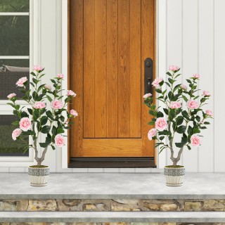 Τεχνητό Δέντρο Καμέλια 91 cm με Ανθισμένα Λουλούδια - Ροζ HZ10313PI... Τεχνητό Δέντρο Καμέλια 91 cm με Ανθισμένα Λουλούδια - Ροζ HZ10313PI...