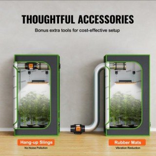 VEVOR  Κιτ Ανεμιστήρα Αγωγού 152.4mm με Έλεγχο Ταχύτητας AC XLGDFJY...