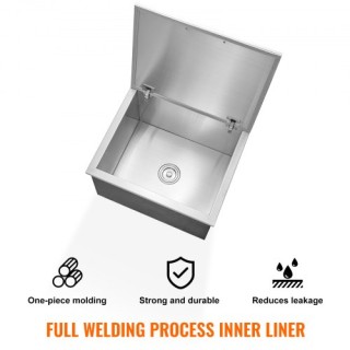 VEVOR Ανοξείδωτο Εντοιχιζόμενο Ψυγείο 28x16x17 με Κάλυμμα QRSCBCFG2... VEVOR Ανοξείδωτο Εντοιχιζόμενο Ψυγείο 28x16x17 με Κάλυμμα QRSCBCFG2...