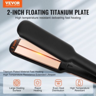 Ισιωτική Μαλλιών VEVOR 2 με Υπέρυθρη Τεχνολογία & Αρνητικά Ιόντα Y... Ισιωτική Μαλλιών VEVOR 2 με Υπέρυθρη Τεχνολογία & Αρνητικά Ιόντα Y...