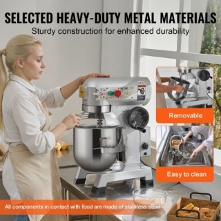 Επαγγελματικό Μίξερ Τροφίμων VEVOR 18.7L 3-Ταχυτήτων 1100W για Εστι... Επαγγελματικό Μίξερ Τροφίμων VEVOR 18.7L 3-Ταχυτήτων 1100W για Εστι...