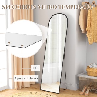 HOMCOM Σύγχρονος Καθρέπτης Δαπέδου και Τοίχου από Κράμα Αλουμινίου ... HOMCOM Σύγχρονος Καθρέπτης Δαπέδου και Τοίχου από Κράμα Αλουμινίου ...