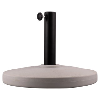 Galileo Βάση για ομπρέλα από σίδερο και τσιμέντο 16 κιλά λευκό Est ...