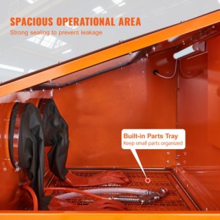 VEVOR Καμπίνα Αμμοβολής 90 Γαλονιών με Σύστημα Συλλογής Σκόνης 1.8 ... VEVOR Καμπίνα Αμμοβολής 90 Γαλονιών με Σύστημα Συλλογής Σκόνης 1.8 ...