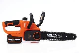 Kraft&Dele Σετ Επαναφορτιζόμενο Αλυσοπρίονο Μπαταρίας  ε 2 μπαταρίε...