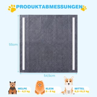 Costway 150 τεμ. εκπαιδευτικές πάνες για κουτάβια STK με ενεργό άνθ...