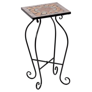 Galileo Εξωτερική Μεταλλική Βάση Φυτών με Κεραμικό Μωσαϊκό Διακόσμη... Galileo Εξωτερική Μεταλλική Βάση Φυτών με Κεραμικό Μωσαϊκό Διακόσμη...