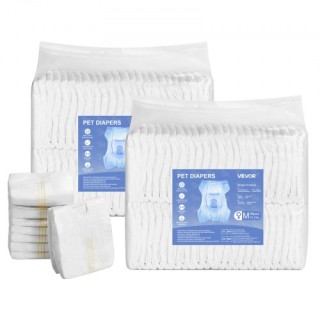 VEVOR Υπερ-Απορροφητικές Πάνες Μίας Χρήσης για Θηλυκούς Σκύλους Μέγ... VEVOR Υπερ-Απορροφητικές Πάνες Μίας Χρήσης για Θηλυκούς Σκύλους Μέγ...
