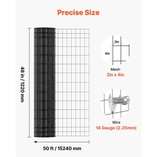 VEVOR Γαλβανισμένο Ατσάλινο Πλέγμα 122cm x 15.2m 14 Gauge για Περιφ... VEVOR Γαλβανισμένο Ατσάλινο Πλέγμα 122cm x 15.2m 14 Gauge για Περιφ...