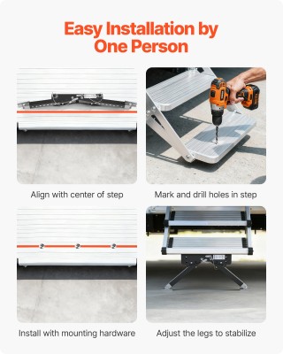 VEVOR Ρυθμιζόμενος Σταθεροποιητής Σκαλοπατιών RV για Τροχόσπιτα και... VEVOR Ρυθμιζόμενος Σταθεροποιητής Σκαλοπατιών RV για Τροχόσπιτα και...