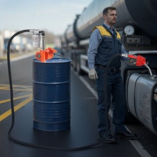 VEVOR Φορητή Αντλία Μεταφοράς Καυσίμου 12V DC με Αυτόματο Ακροφύσιο...