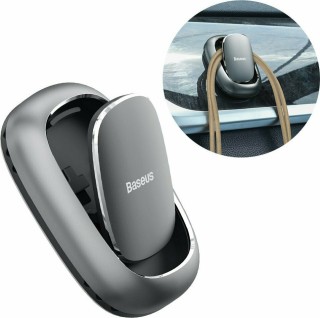 Σετ Γάντζοι Αυτοκινήτου  με Αυτοκόλλητη Ταινία χρώματος Σκούρου Γκρ...