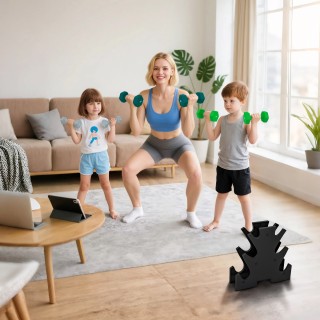 SPORTNOW Σετ Εξαγωνικών Βαρών 18 κιλών με Ενσωματωμένη Στήριξη, από...